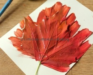 Цікаві вироби з осіннього листя